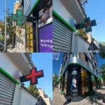 Instalimi i kryqeve te farmacise Rejsi Pharma full color Fredi Electronics Fredi Group